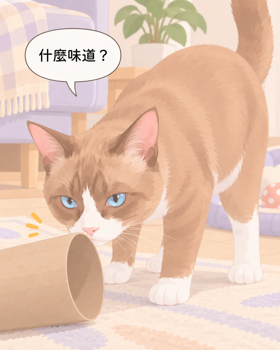 Browny把鼻子湊近紙筒並說什麼味道的實際繁體中文第二格