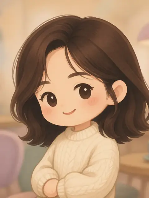 3등신 말랑 그림체 카드